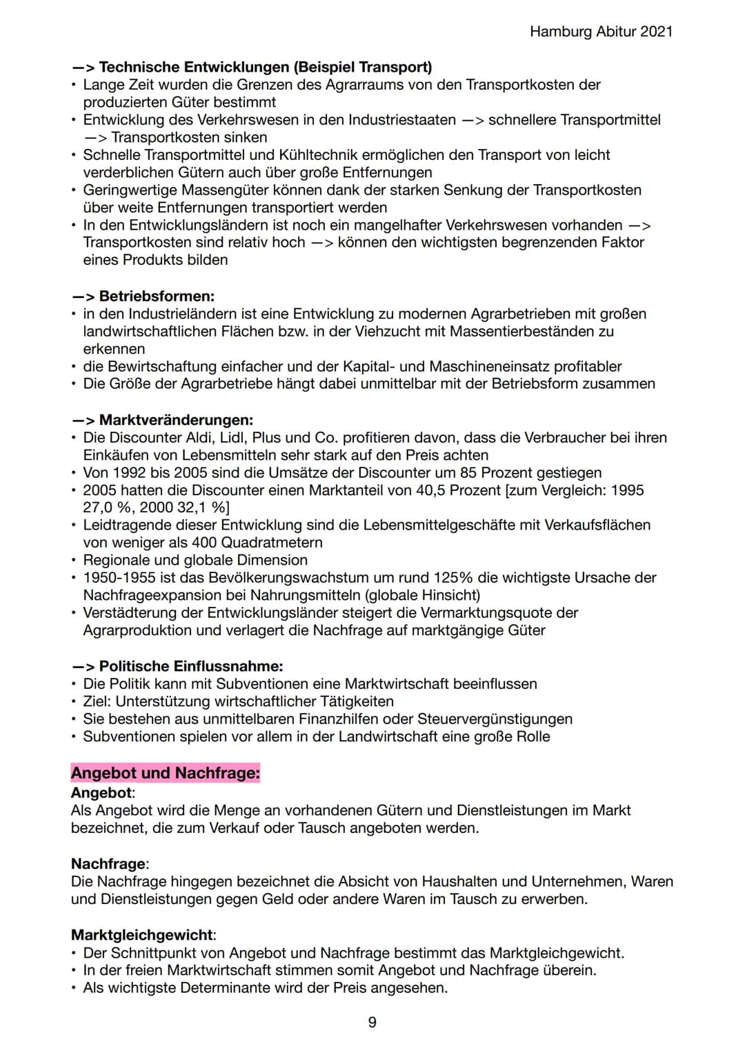 Geographie Abitur Lernzettel
Hamburg Abitur 2021
Bevölkerungswachstum und Ernährungssicherung
Themen:
Die zu bearbeitenden Inhaltsfelder sin