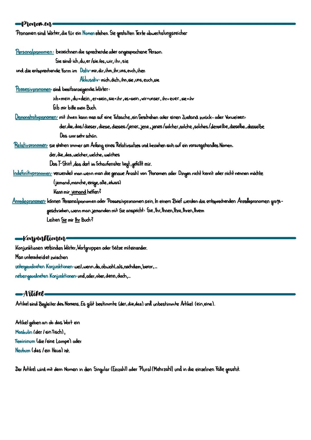 # Wortarten

-Verben
Mit Verben bezeichnet man Tätigkeiten oder Zustände.
Personform ich, du, er/sie/es, wir, ihr, sie
Numerus Singular (Ein