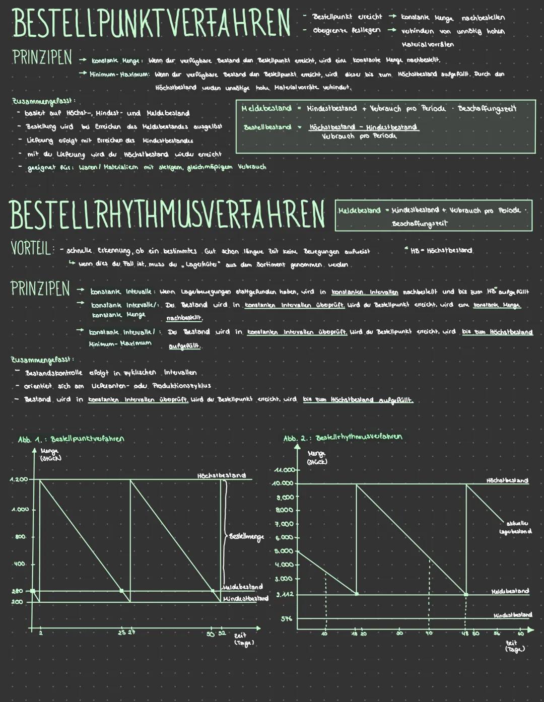  # ABC-ANALYSE

A-Güter hohe Anteil am Gesamtwert, kleiner Anteil an du Gesamtmenge

C-Güte: kleine Anteil am Gesamtuest, hohe Anteil an der
