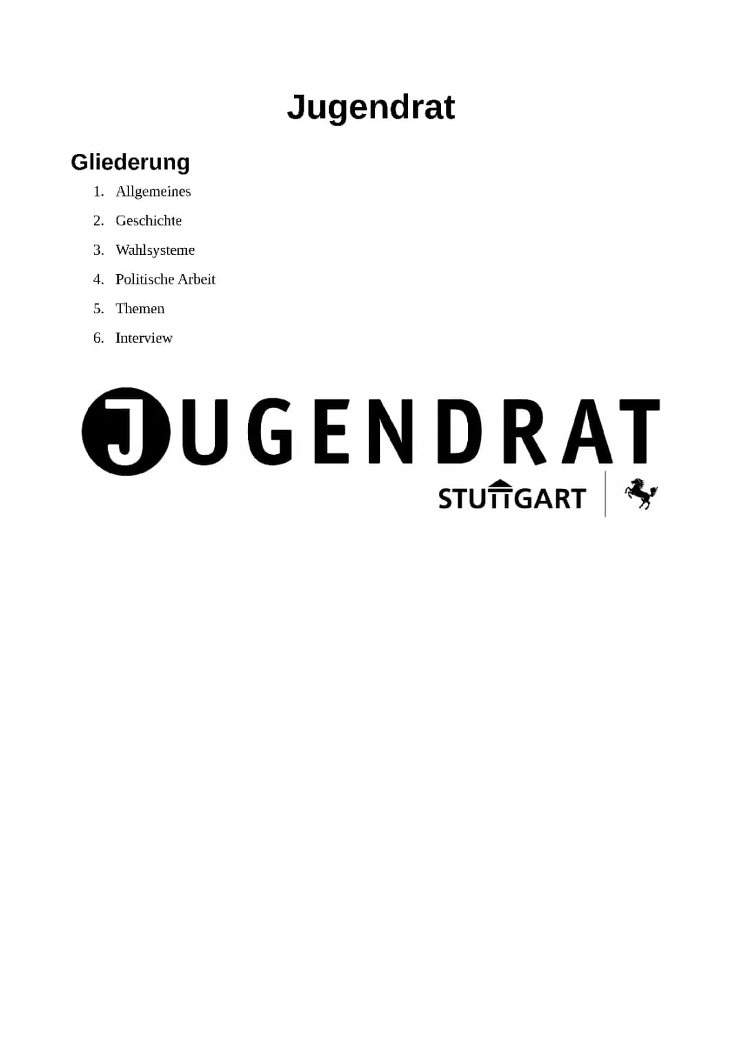 Der Jugendrat
