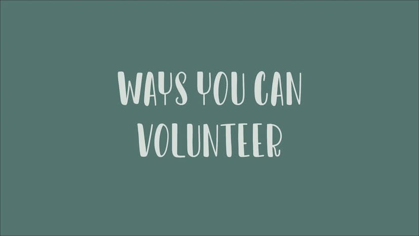 VOLUNTEERING
& Jab Year abroad
a WHAT IS VOLUNTEERING?
Doing unpayed work usally in developing countries in
order to have a positive impact 