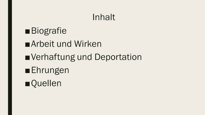 MAXIMILIAN
KOLBE
Eine Präsentation von
Ilinca Michels Inhalt
Biografie
Arbeit und Wirken
Verhaftung und Deportation
■ Ehrungen
■Quellen Biog