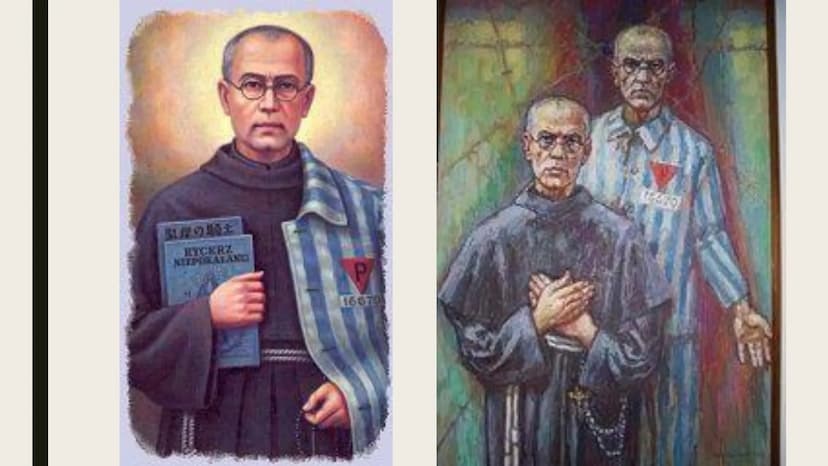 MAXIMILIAN
KOLBE
Eine Präsentation von
Ilinca Michels Inhalt
Biografie
Arbeit und Wirken
Verhaftung und Deportation
■ Ehrungen
■Quellen Biog