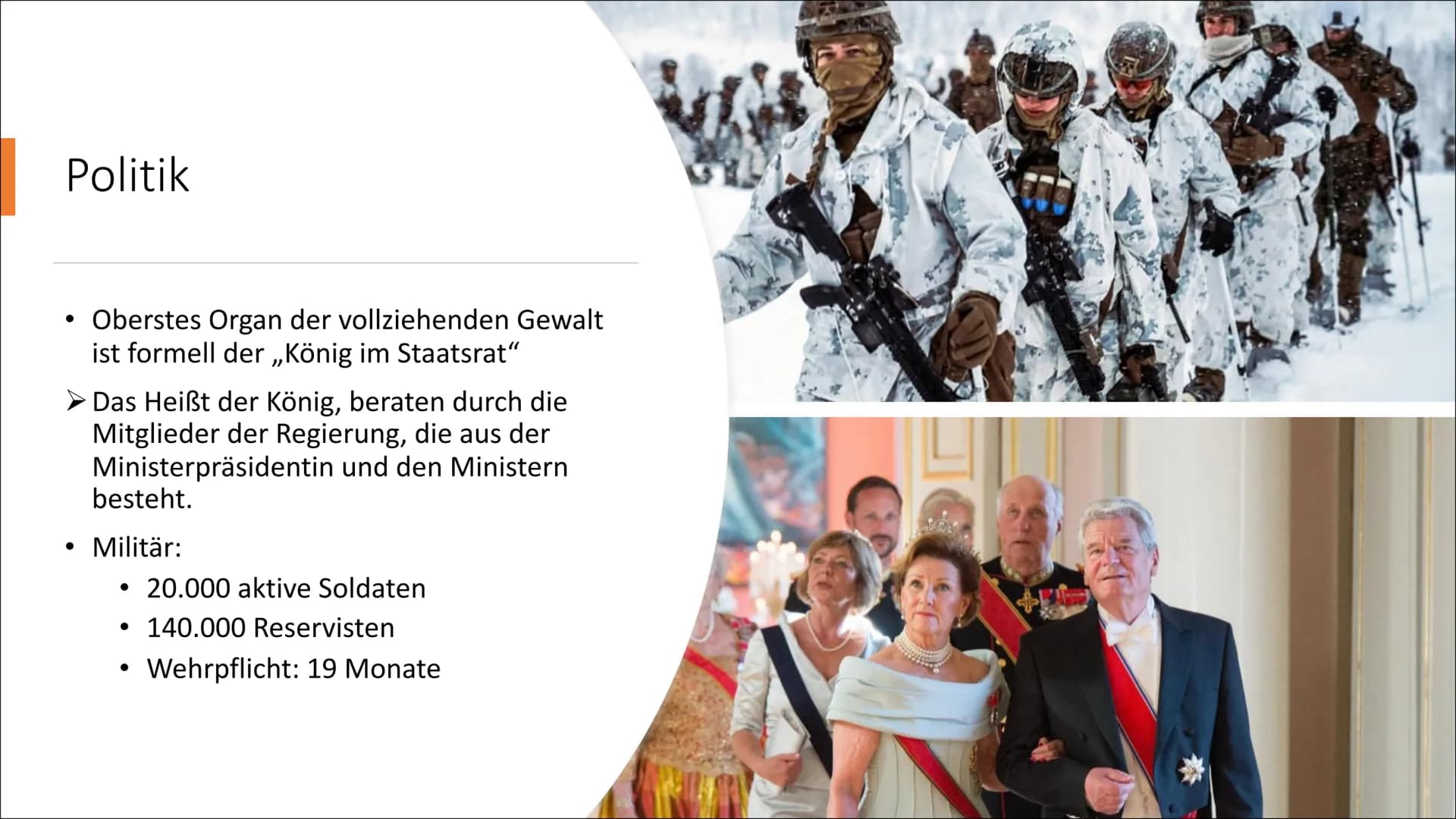 Norwegen Gliederung
●
●
●
●
Kultur
• Politik & Wirtschaft & Infrastruktur
Tourismus
●
●
Allgemeine Fakten
Geographisch & Klima
Bevölkerung
G