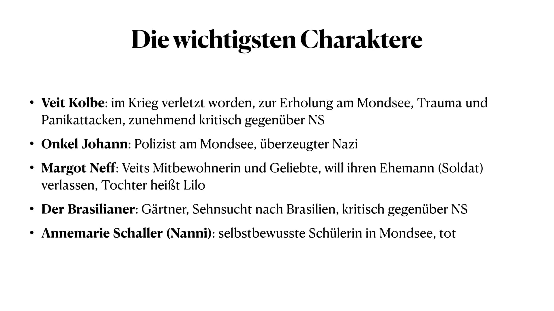 Inhaltsfeld Texte: Erzähltexte
Unter der Drachenwand
Arno Geiger, 2018
Abi 2023 NRW - Deutsch LK ●
●
Allgemeine Daten ✓
Die wichtigsten Char