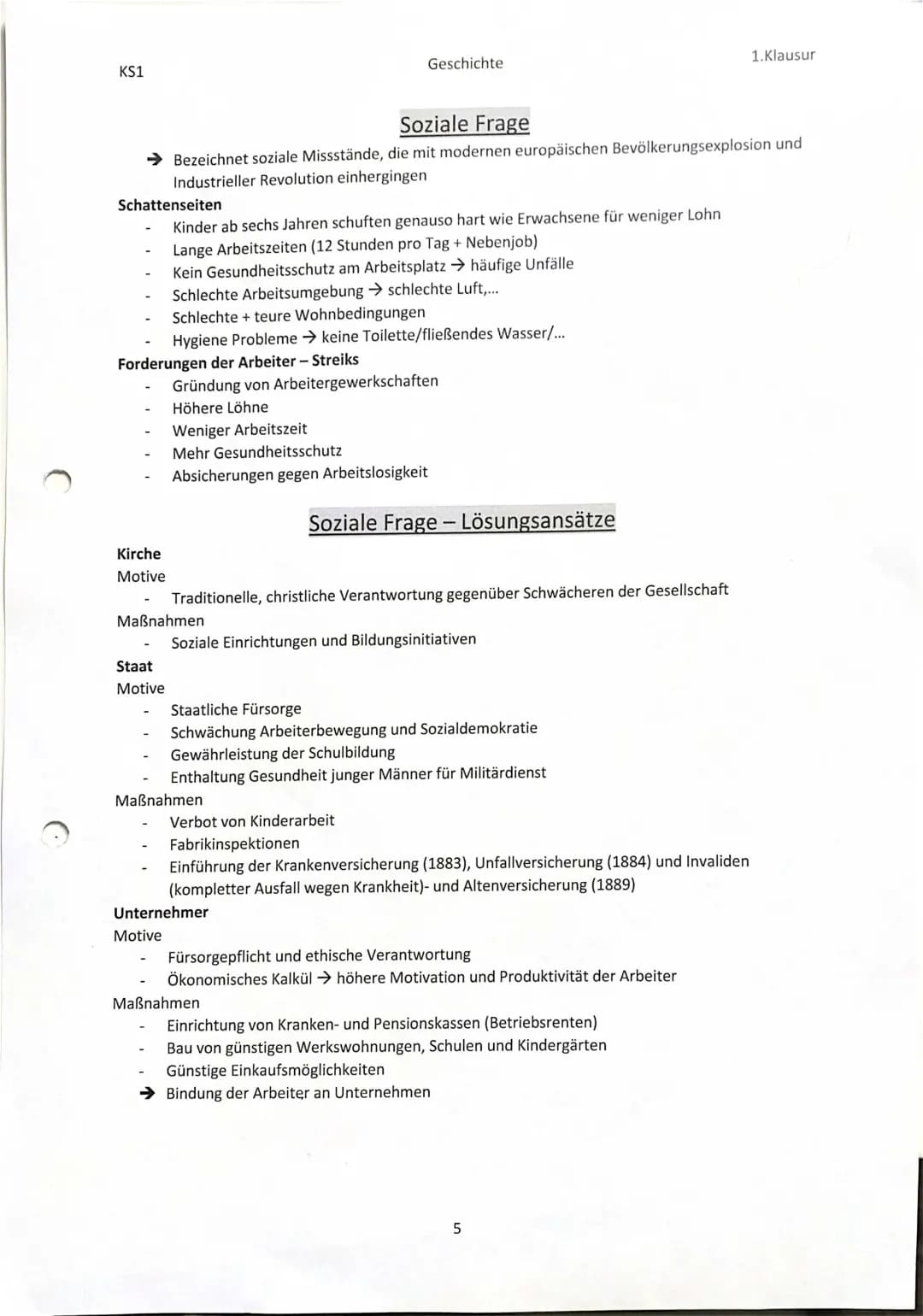 soziale Frage 
