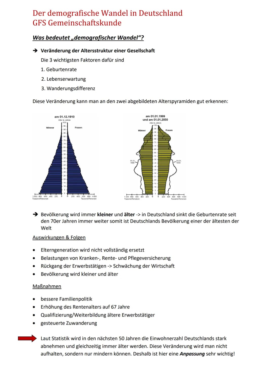 
<h2 id="demografischerwandeldefinition">Demografischer Wandel Definition</h2>
<p>Der demografische Wandel bezeichnet die Veränderung der Al