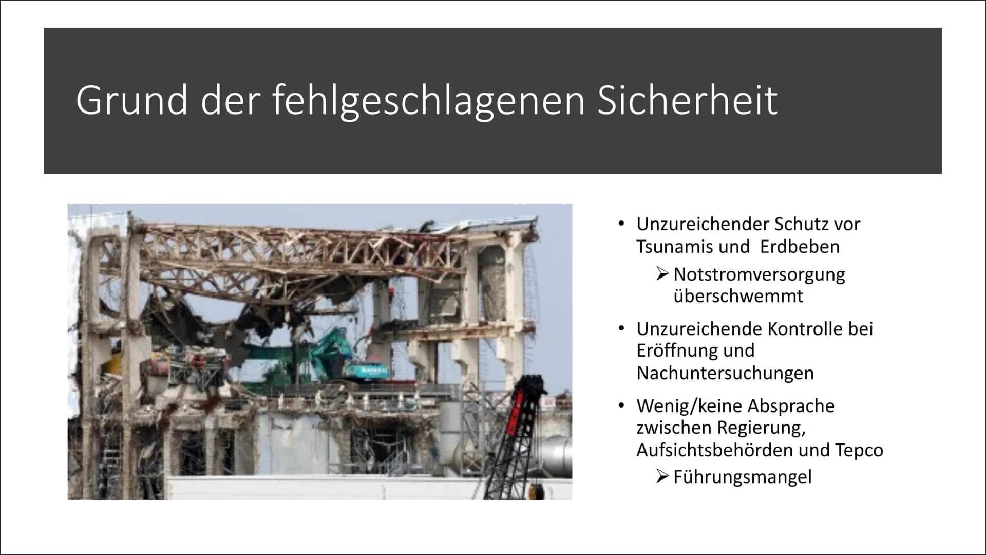 Die Nuklearkatastrophe von
Fukushima und die Sicherheit eines
Kraftwerkes
Maria Parotsidi und Johanna Ritter Inhalt der Präsentation
Osaka
J