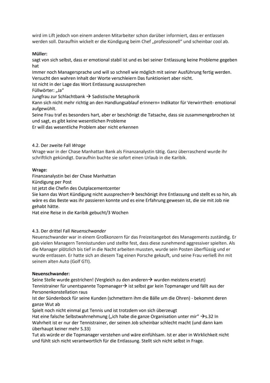 TOP DOGS
HANDLUNGSORT: Outplacementcenter.
-> ein Outplacementcenter ist eine Chance für gekündigte Topmanager wieder zurück in ihr
Berufsle