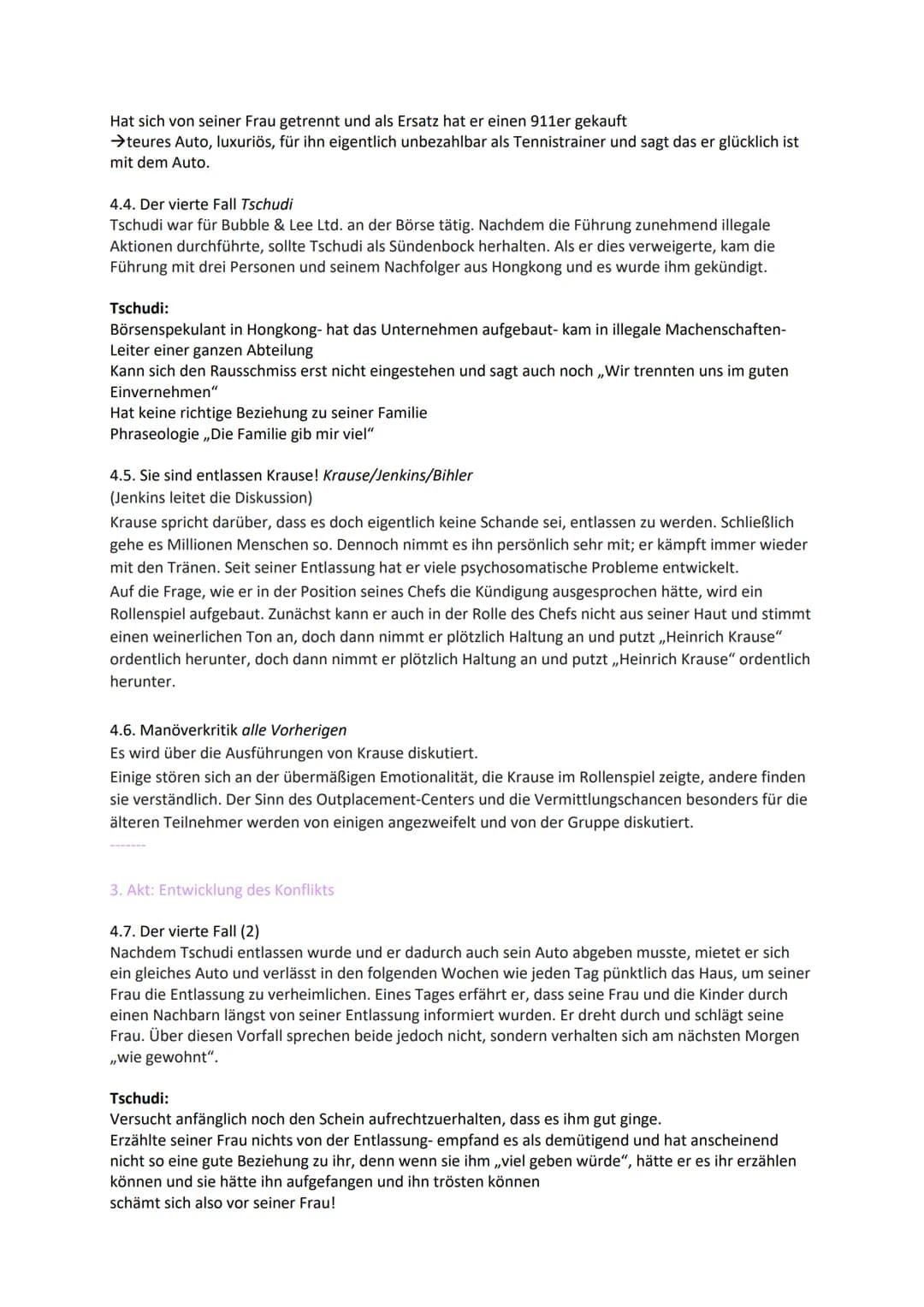 TOP DOGS
HANDLUNGSORT: Outplacementcenter.
-> ein Outplacementcenter ist eine Chance für gekündigte Topmanager wieder zurück in ihr
Berufsle
