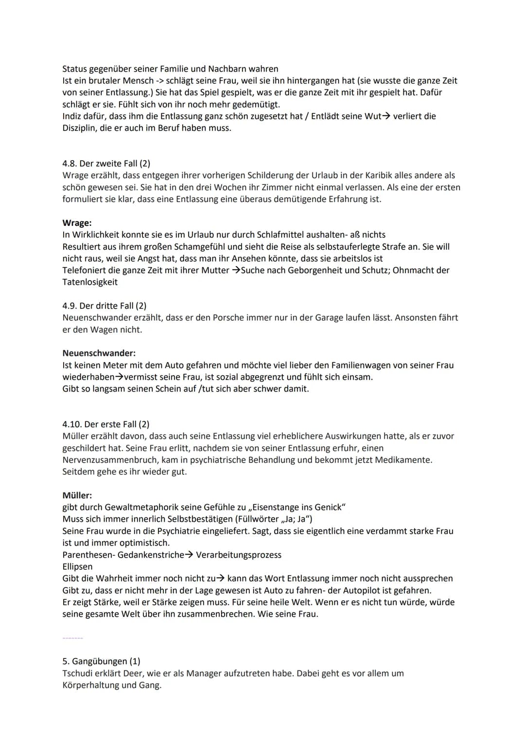 TOP DOGS
HANDLUNGSORT: Outplacementcenter.
-> ein Outplacementcenter ist eine Chance für gekündigte Topmanager wieder zurück in ihr
Berufsle