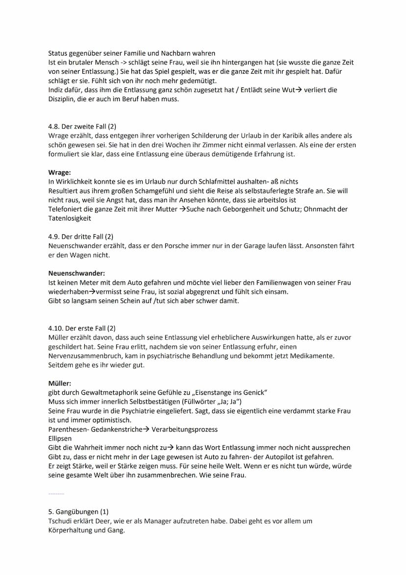 TOP DOGS
HANDLUNGSORT: Outplacementcenter.
-> ein Outplacementcenter ist eine Chance für gekündigte Topmanager wieder zurück in ihr
Berufsle