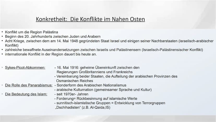 Der Krieg in Syrien:
Konfliktanalyse an einem Beispiel Inhaltsverzeichnis
•Konflikt
→Wer streitet mit wem?
•Konkretheit
→Worum geht es konkr