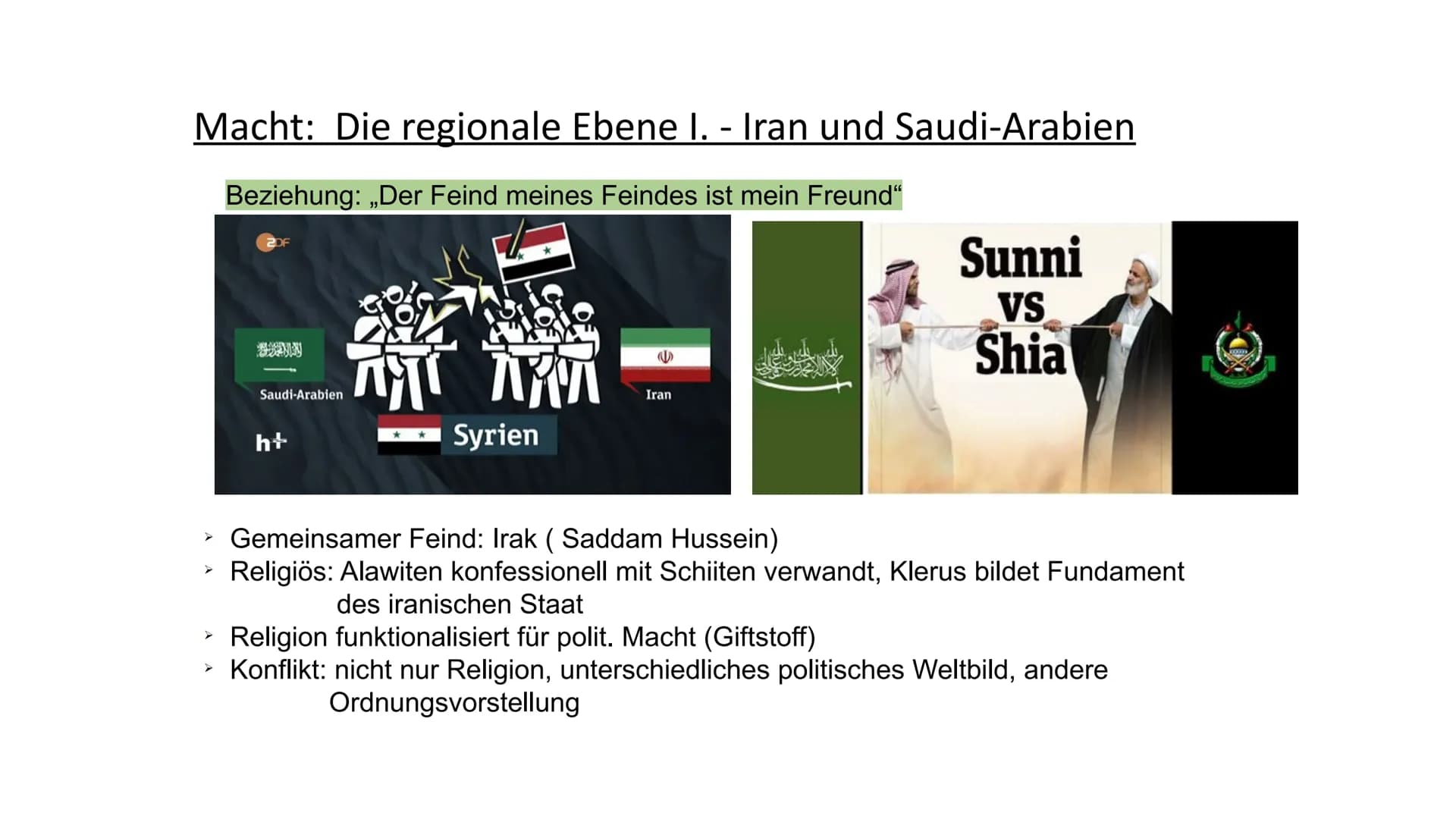 Der Krieg in Syrien:
Konfliktanalyse an einem Beispiel Inhaltsverzeichnis
•Konflikt
→Wer streitet mit wem?
•Konkretheit
→Worum geht es konkr