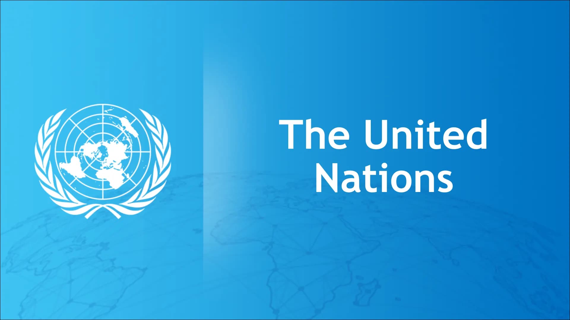 The United Nations
What are the United Nations
- international organization mit anfangs 51 Gründungsmitgliedern
Mittlerweile sind es 193 Sta