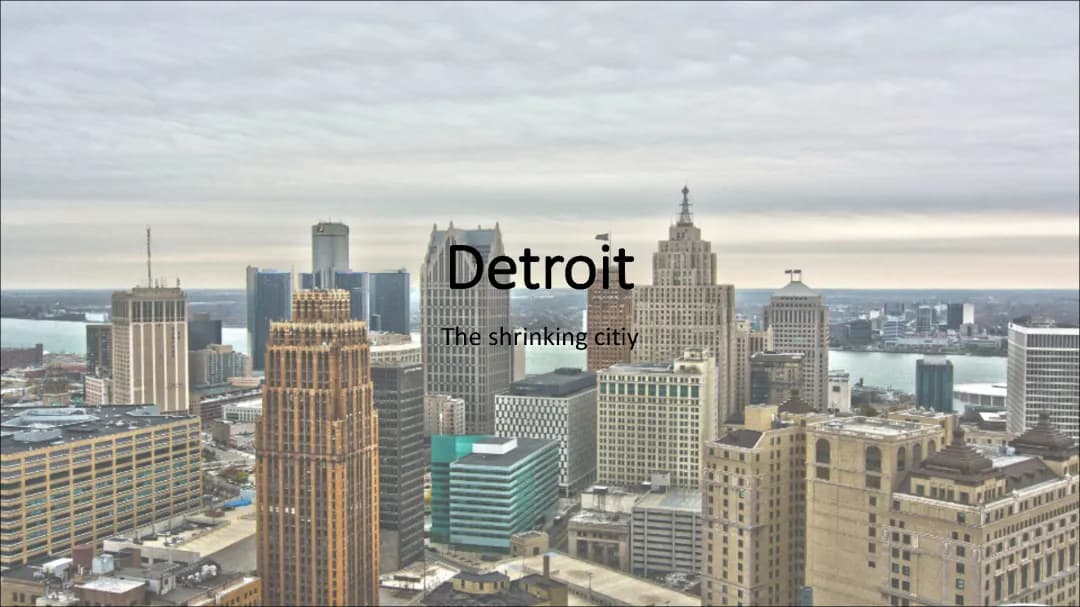 Entdecke Detroit: Von Geisterstadt zu Zukunftsperspektiven