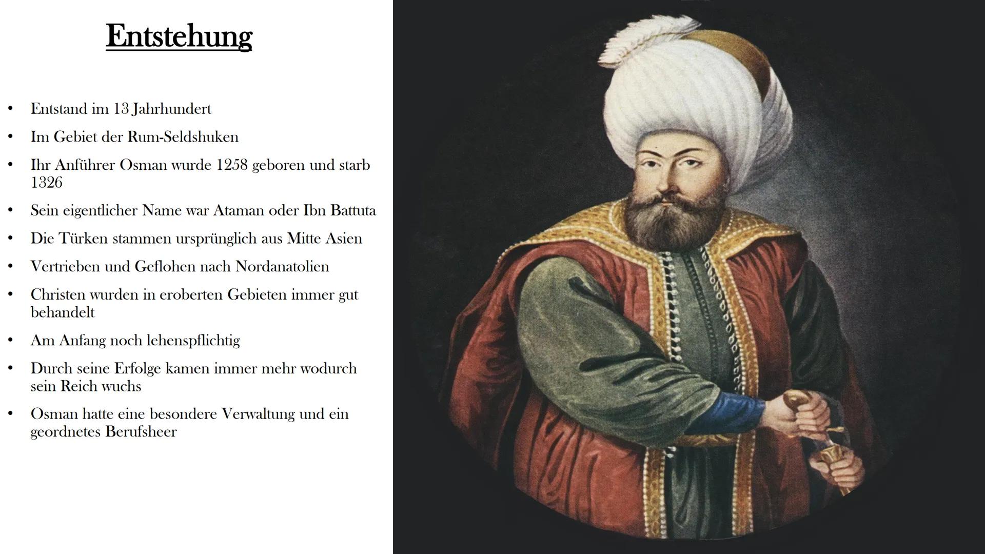 Das Osmanische Reich zwischen

1400-1550

Awais, Mohamad, Sabina,
Anthony & Anton

00000 Inhaltsverzeichnis

1. Entstehung
2. Aufstieg und
E
