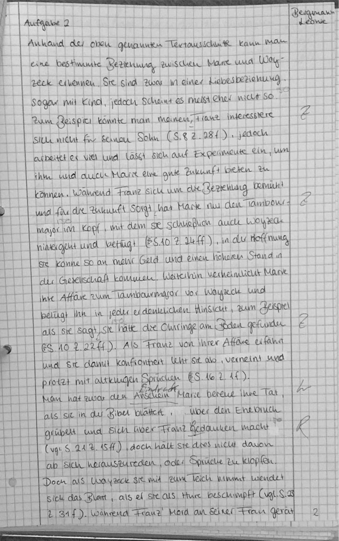 *Friedrich
Johann
Franz
Deutsch klausur
Aufgabe
Buchners Dramen fragment "Woyzeck", aus dem Jahr 1879.
handelt
von einem jungen Mann namens 