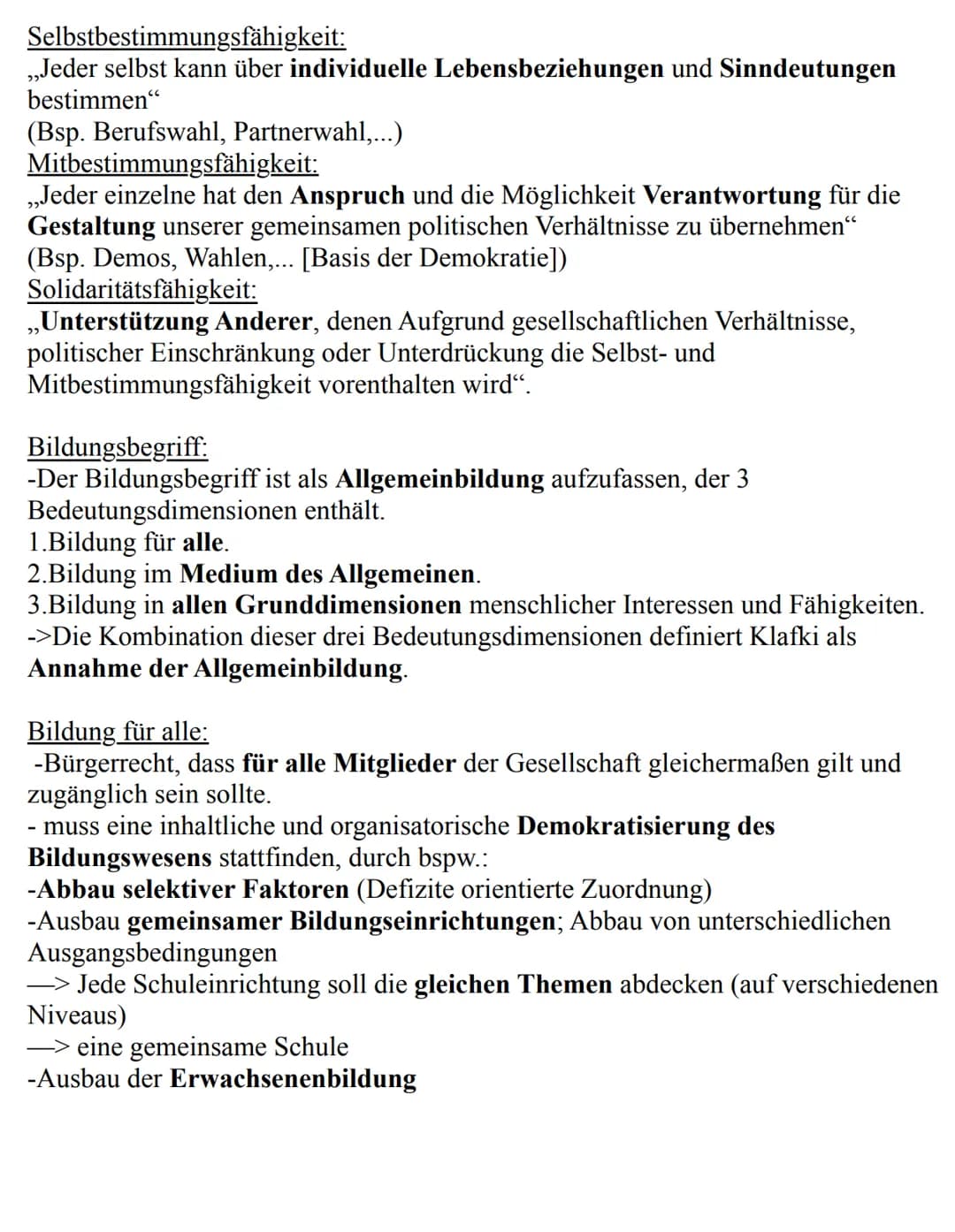 Klafki
Biografie:
-Wolfgang Klafki wurde 1927 geboren und
ist 2016 gestorben.
-Er war ein deutscher Erziehungswissenschaftler.
-Er war Profe