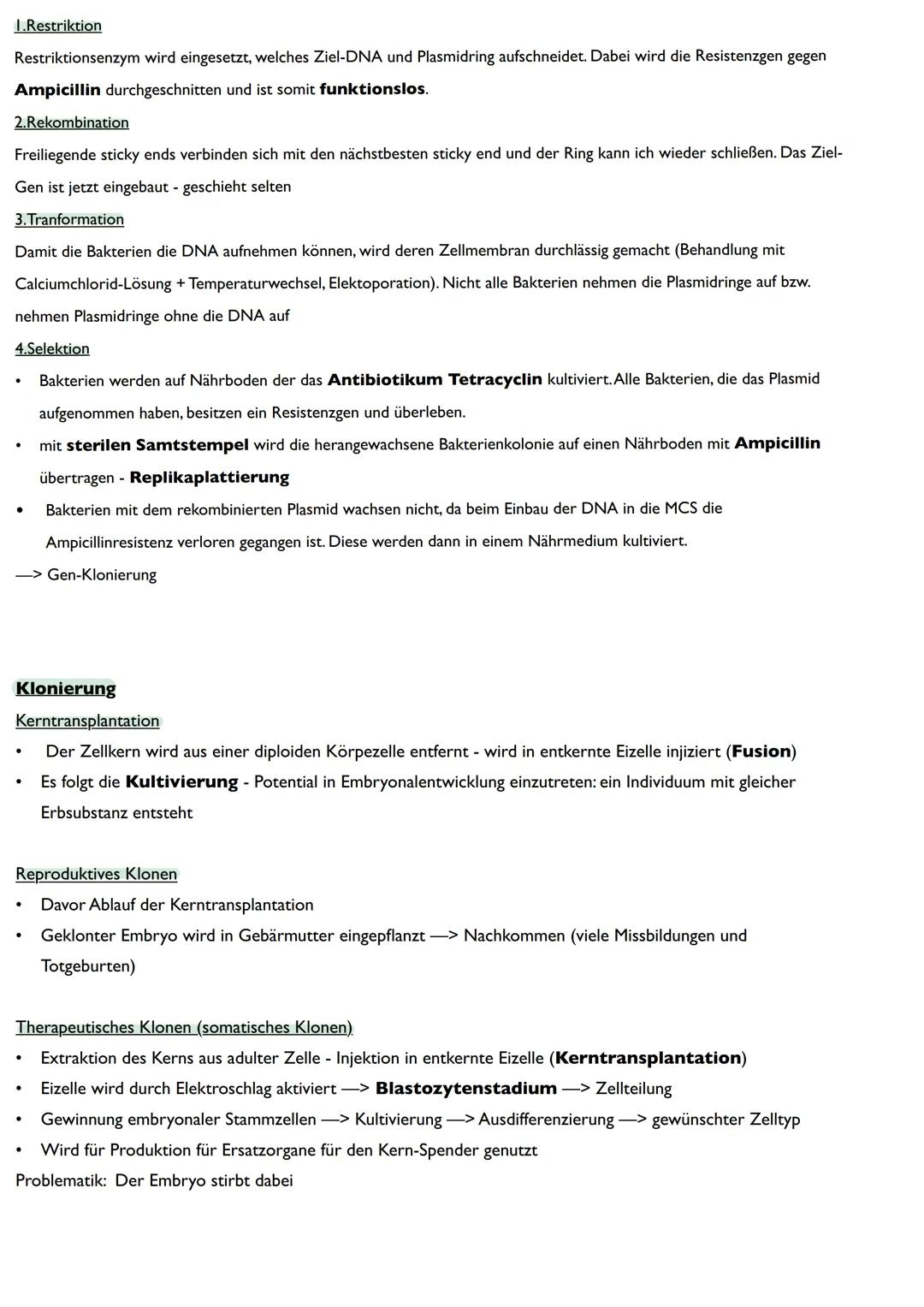 Abitur
Biologie
0² Von der DNA zum Protein
Aufbau der DNA
Desoxyribonukleinsäure (DNS)
Träger der Erbinformation
enthält Informationen einer