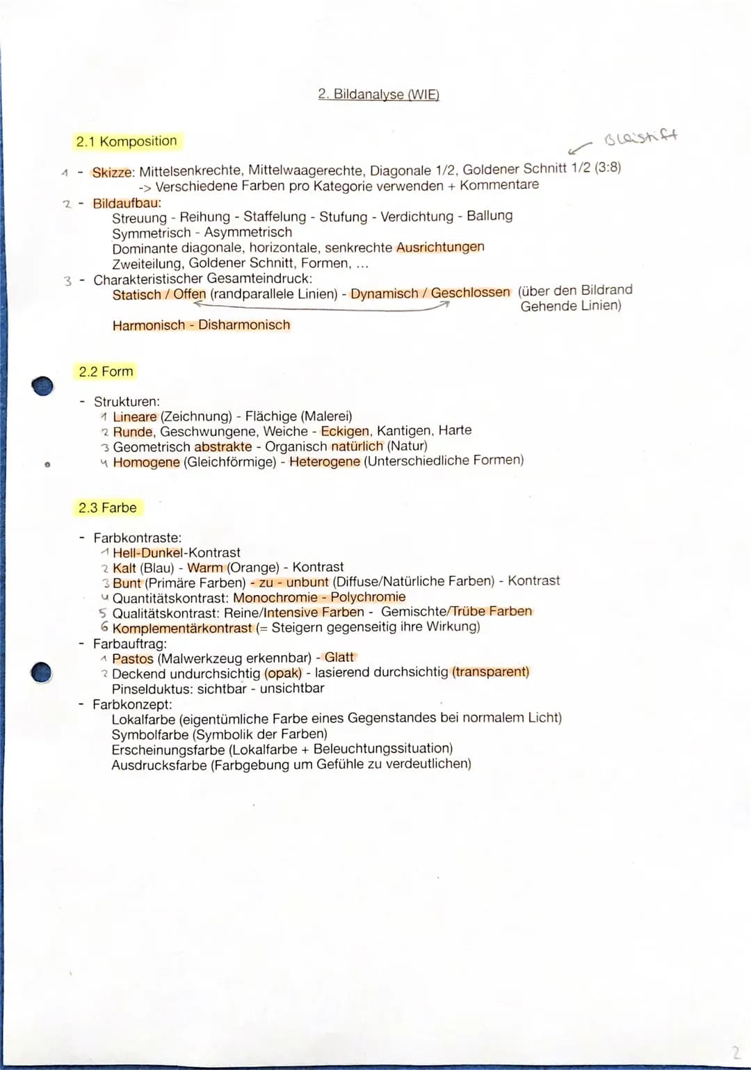 1.1 Percept
Was sehe ich?
Was fühle ich?
Theoretische Kunstklausur
1. Annäherung und Bestandsaufnahme (WAS)
Woran denke ich?
,,Beim ersten B