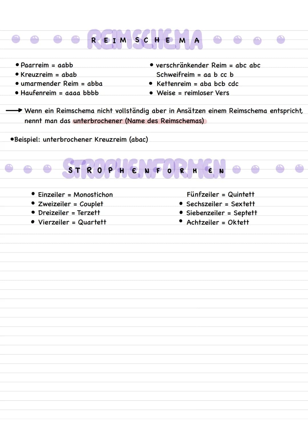 betont = x'
Metrum
•Daktylus
• Jambus = unbetont-betont (2 silbig)
• Trochäus = betont-unbetont (2 silbig)
• Anapäst = unbetont-unbetont-bet