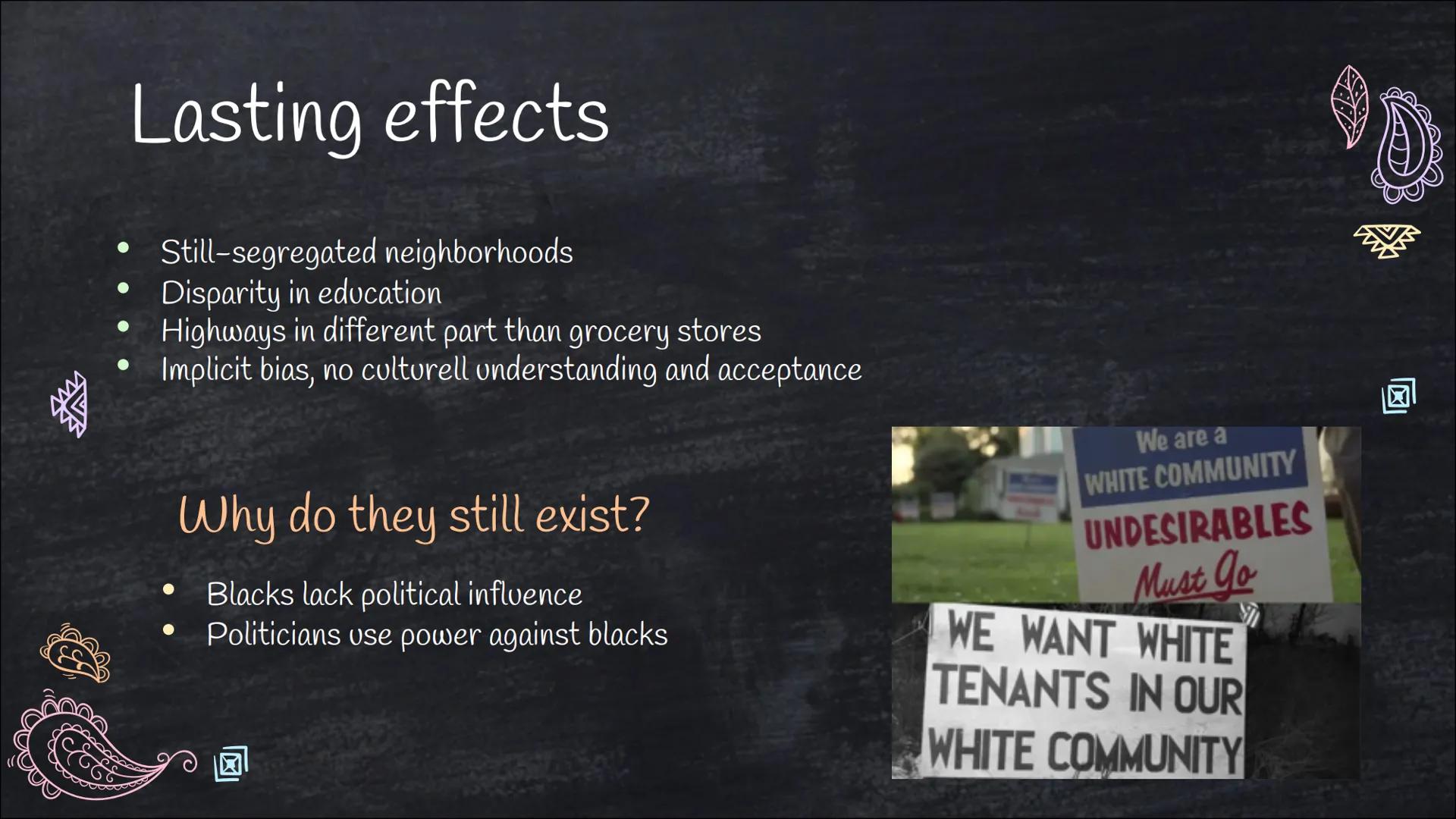 wwwwww
(o
www
Jim Crow era
Von Franziska Schanderl
oooo Outline
01
Historical
Context
Background, Emergence,
Implementation
02
Jim Crow Laws