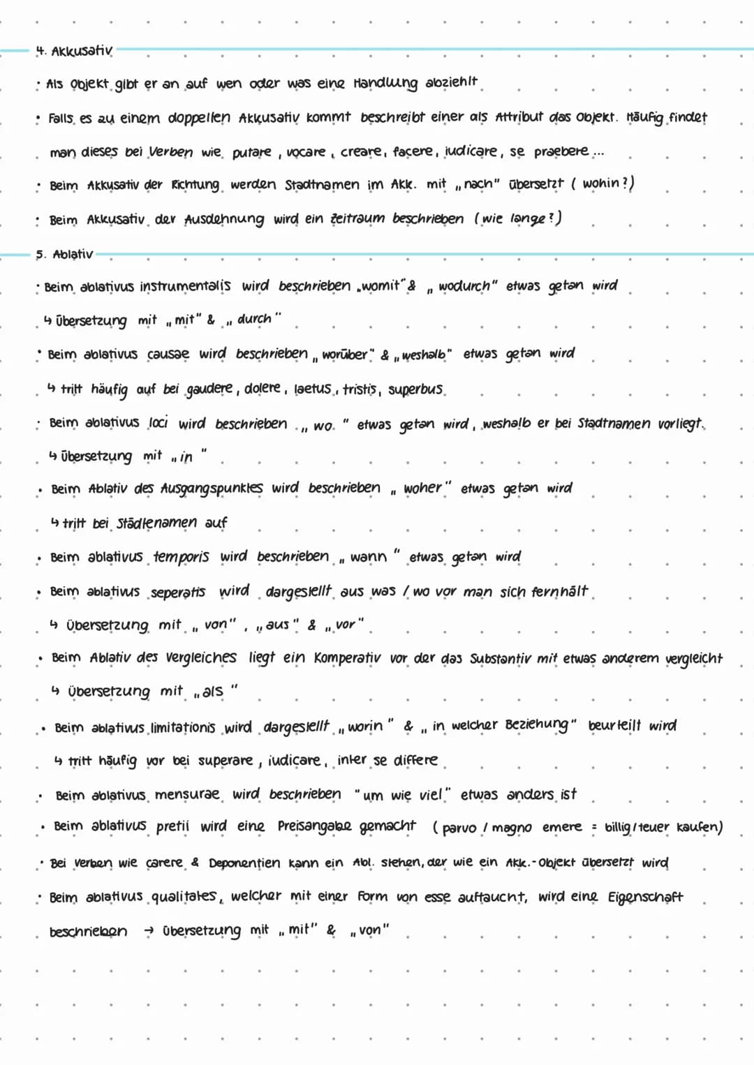 DEKLINATIONEN
Substantive
Singular
Nom. domin-us
Gen. domin-i
Dat. domin-o
Akk domin-um
Abl. domin- o
Singular
Nom. templ-um
Gen. templ-i
Da