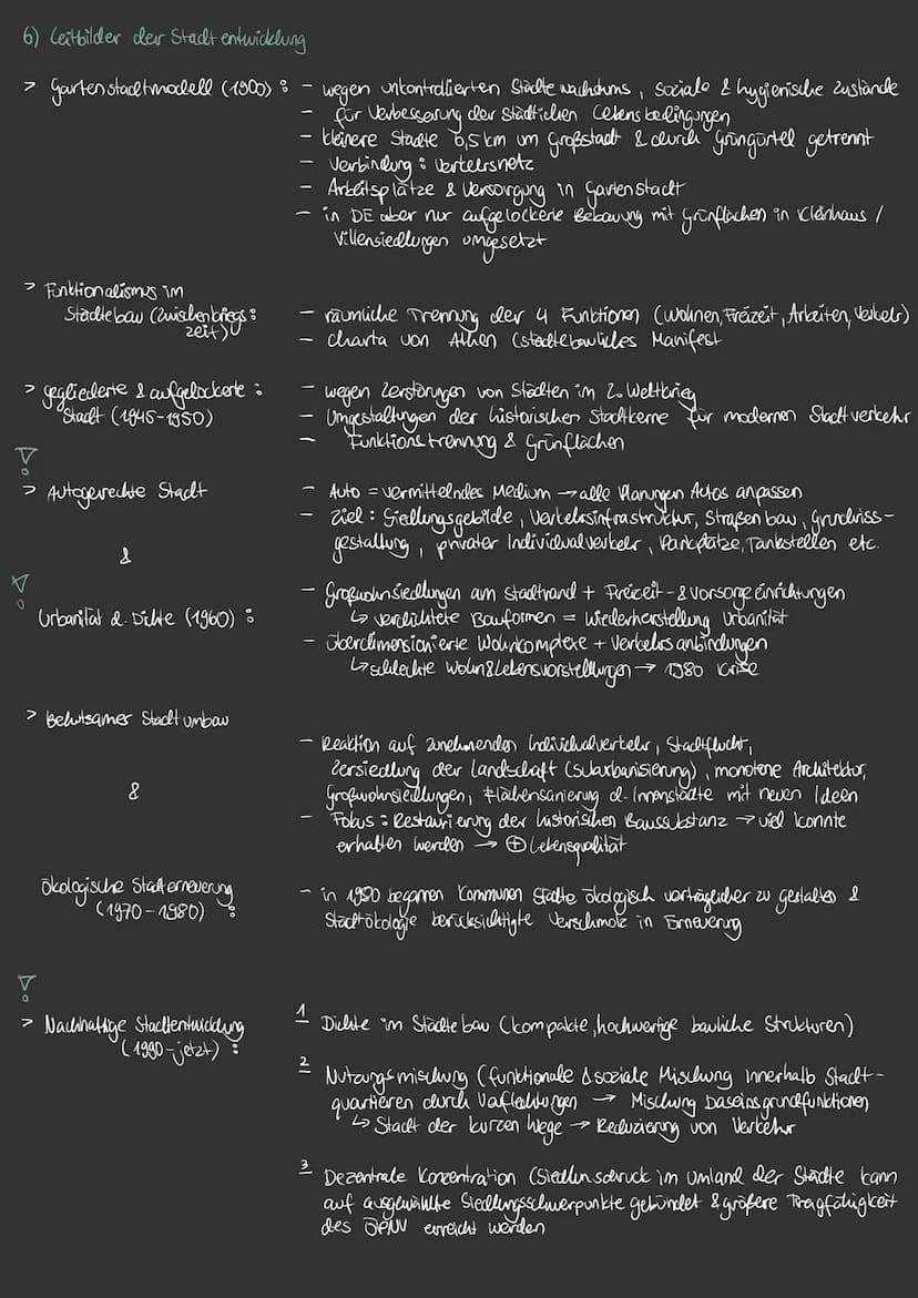 1) Gliederungskriterien für Städte
physiogonomisch Grundriss, Aufriss z. B. Geschosszall, Dachform
historisch-genetisch: Teilräume nach iliv