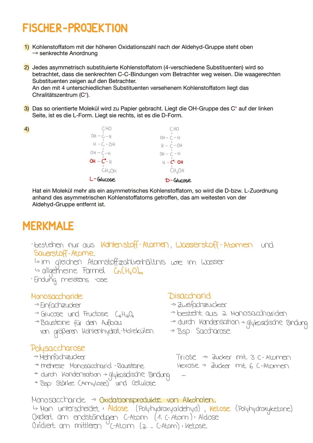 KOHLENHYDRATE
SPIEGELBILDISOMERE UND OPTISCHE AKTIVITÄT
Diese Art von Isomere bezeichnet man als Enantiomere oder
Spiegelbildisomere. Dabei 
