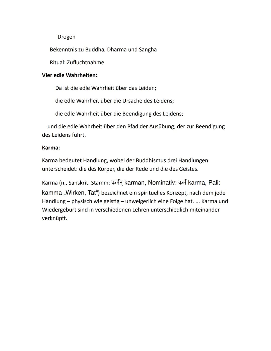 Religion
Was ist das Wichtigste im Buddhismus?
Im Buddhismus gibt es keinen Gott. Jeder Mensch kann sich selbst erlösen,
wenn er der Weishei