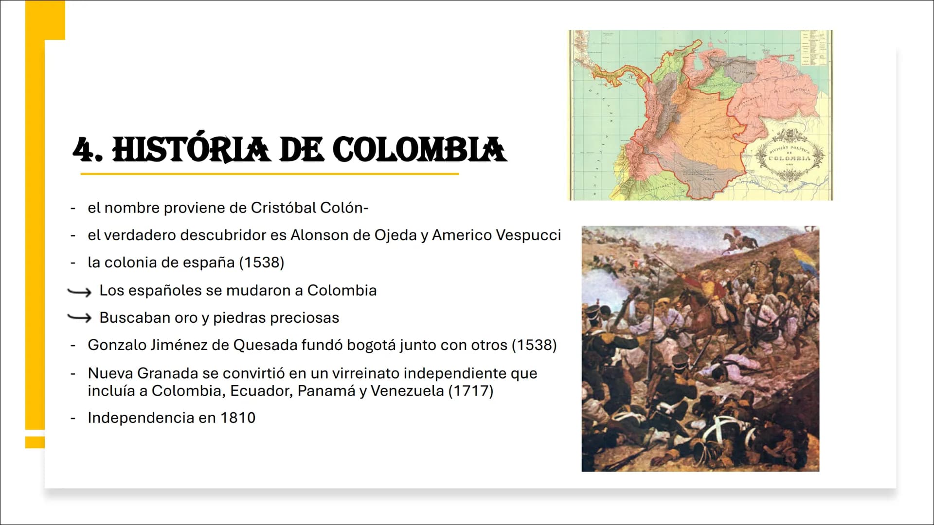 Descubrir
COLOMBIA
THE Tabla
de
contenido
1. Informaciones
Generales
2. Informaciónes Politicas
3. El perfil del presidente Ivan Duque
4. Hi