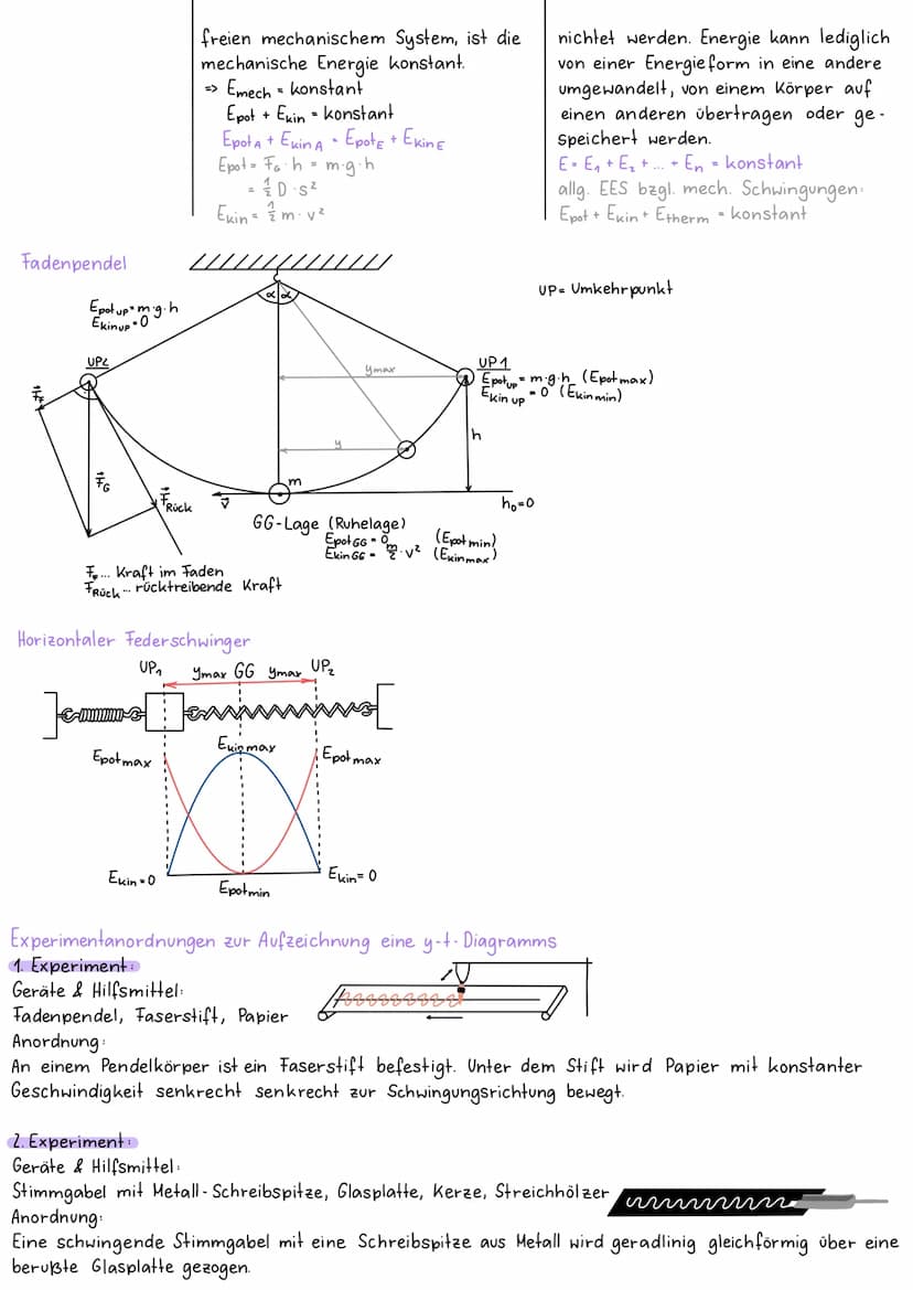 MECHANISCHE SCHWINGUNGEN
DEFINITION:
Eine mechanische Schwingung ist ein physikalischer Vorgang, bei dem sich mechanische Größen
(bspw. v; a