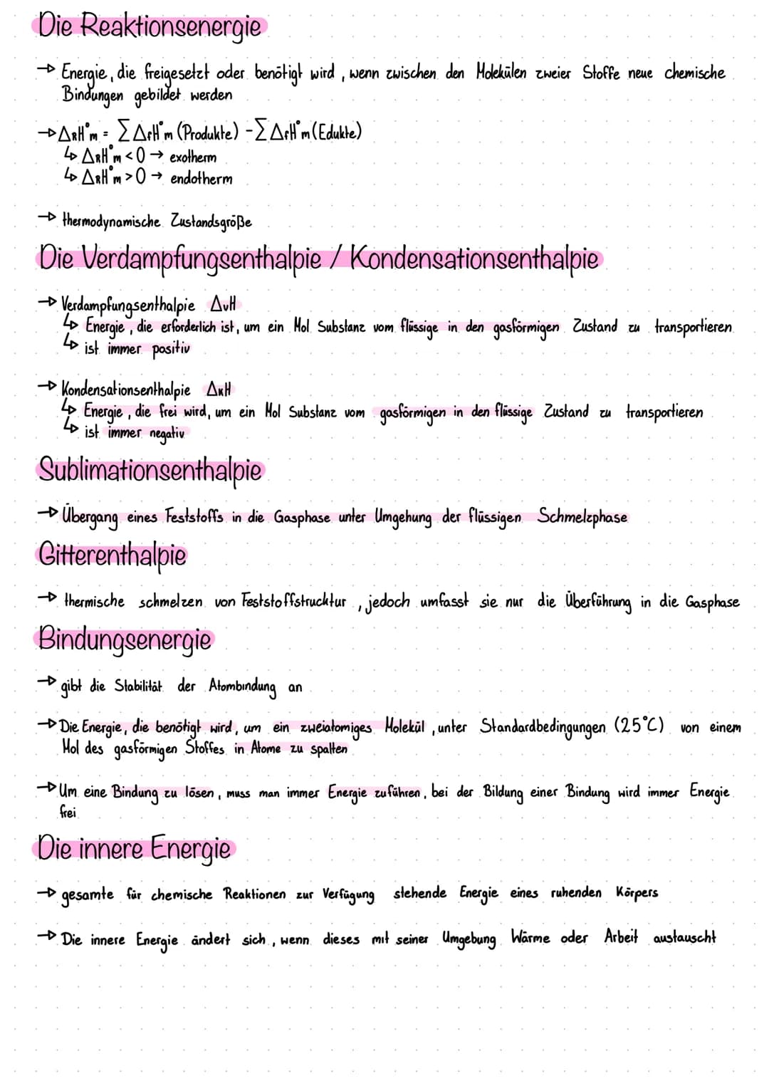 Energieumsatz und Energiediagramm
→Bei chemischen Reaktionen werden Bindungen zwischen Atomen geknüpft oder gelöst
↳ Bei der Ausbildung neue
