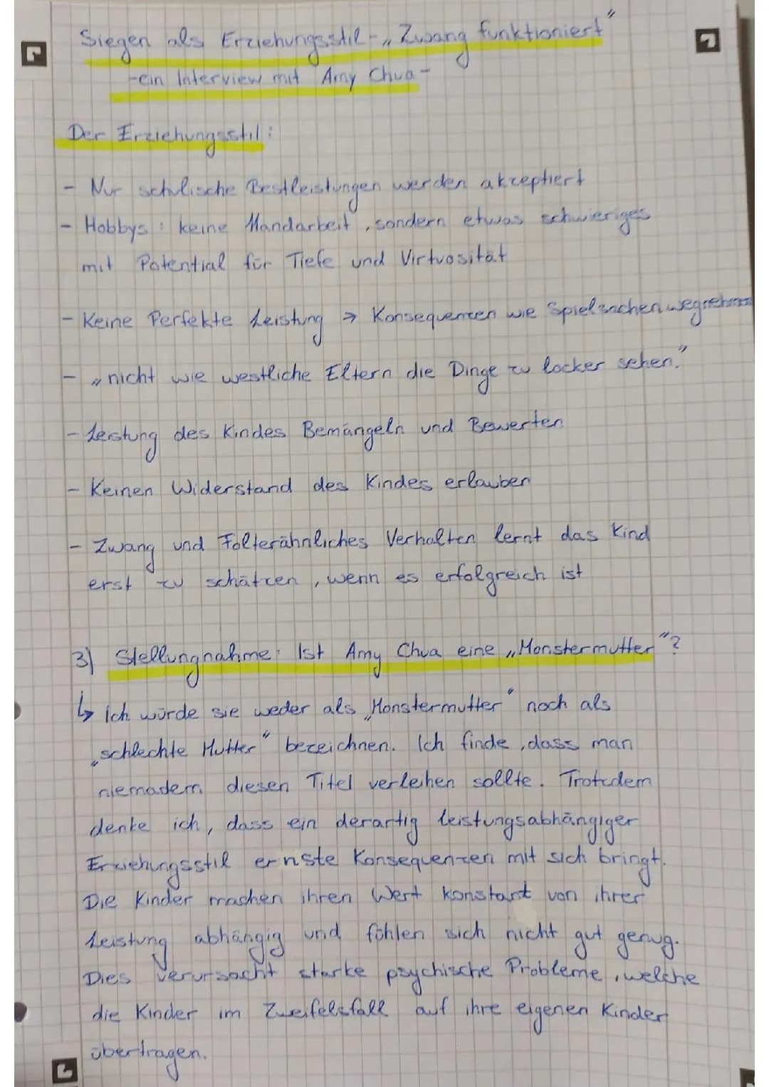 Siegen als Erziehungsstil- Zwang funktioniert