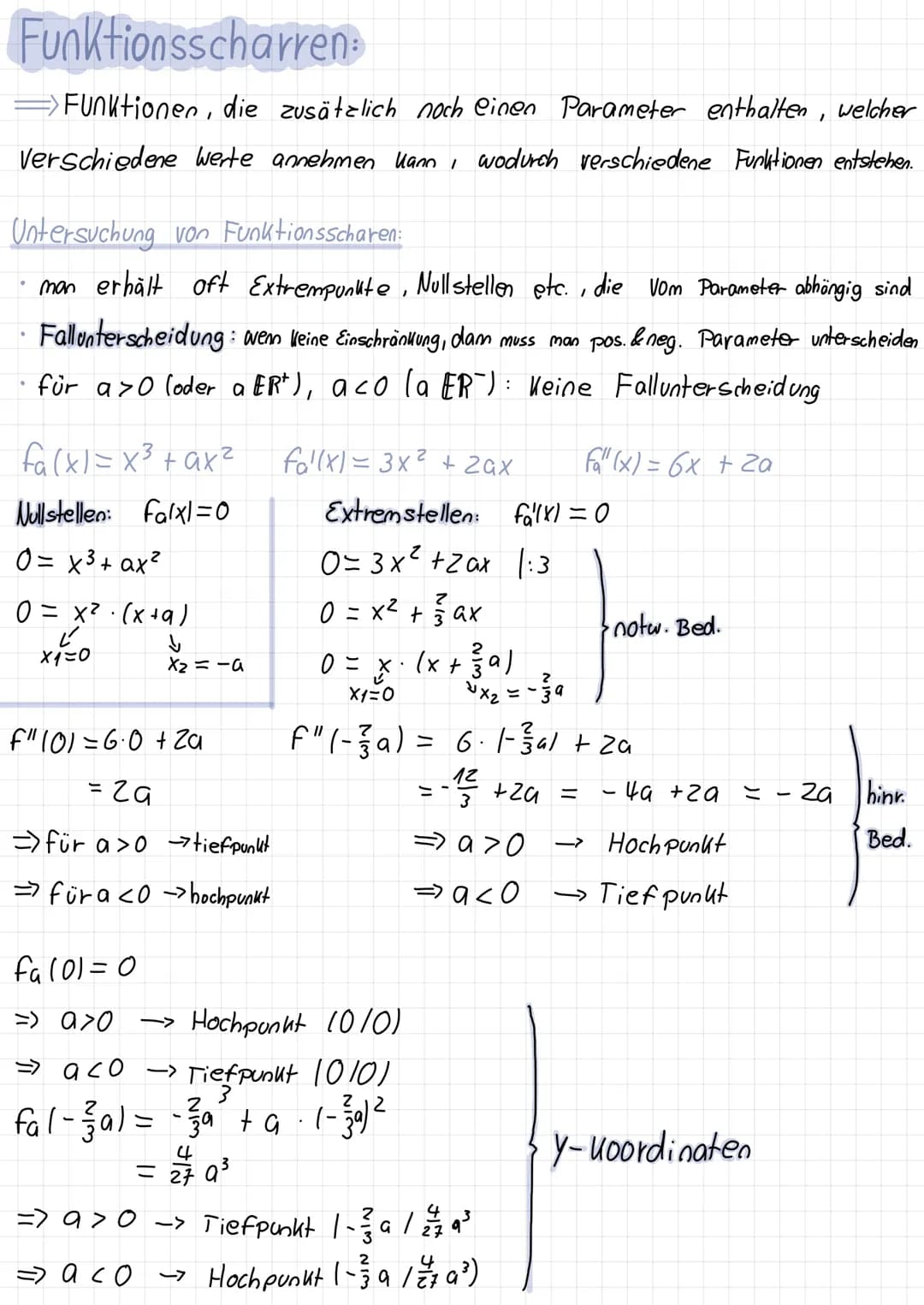 Krümmungsverhalten:
f
Red L
xwp
F"CO
XTP
* Mullst.
HP
Mathe klausur
f'
Nullst.
TP von f'
f" beschreibt das Krümmungsverhalten von f.
linksge