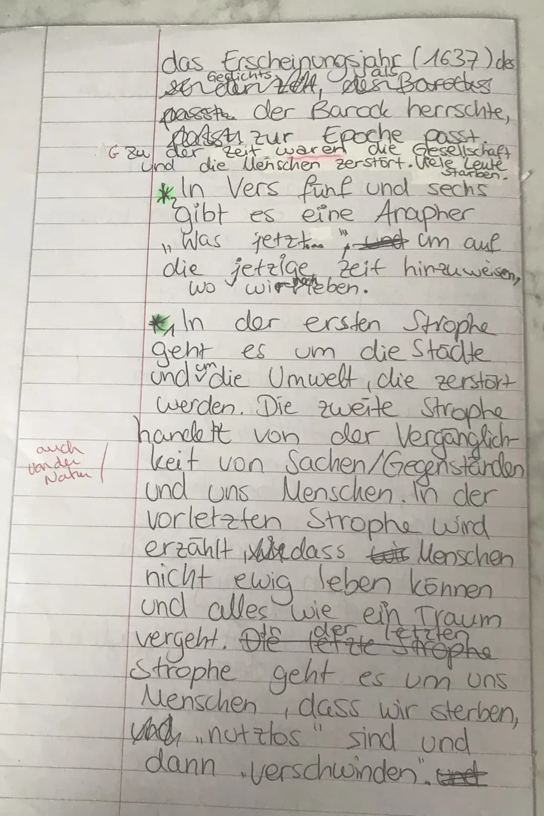 EF
poche, Barack"
1. Deutschklausur:
In dem Gedicht,, Es ist
alles eitel on Andreas."
Gryphius & verfasst im
Jahre 1637, geht es
darum
galle