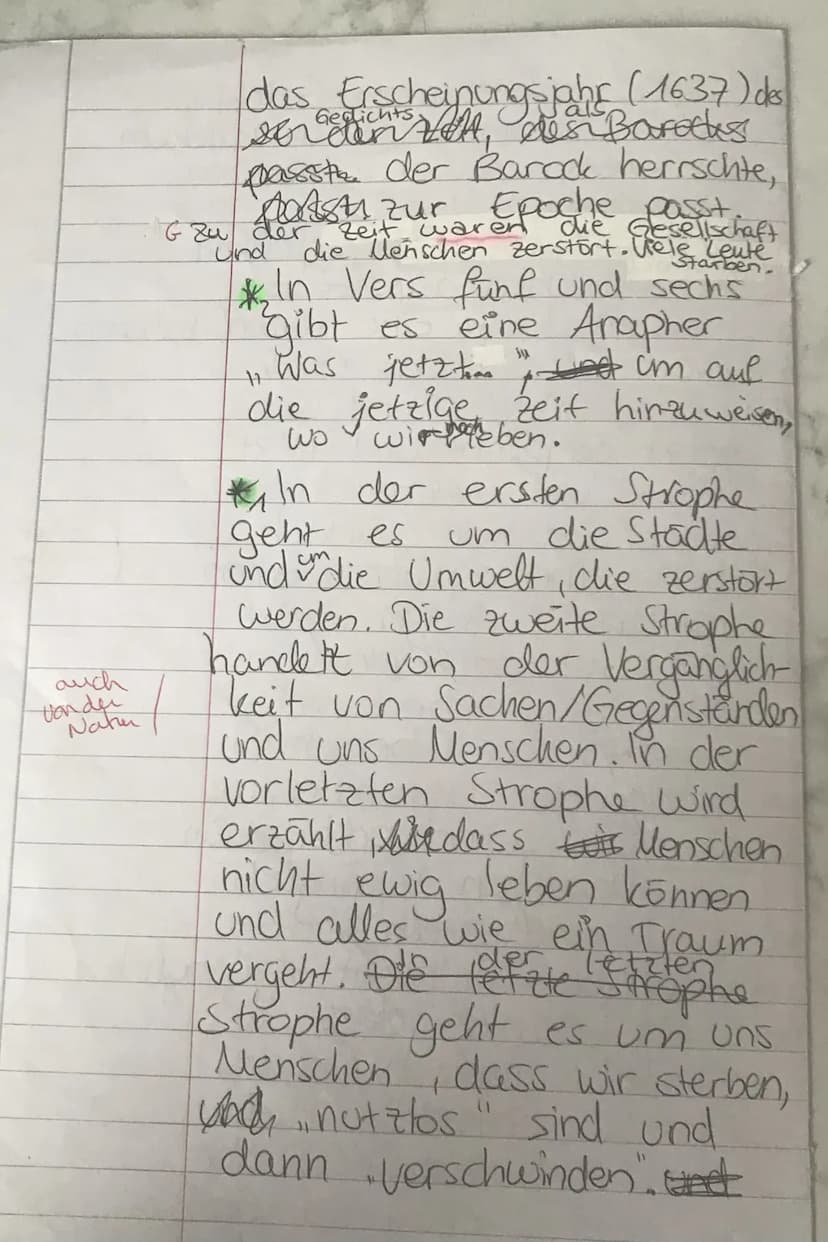 EF
poche, Barack"
1. Deutschklausur:
In dem Gedicht,, Es ist
alles eitel on Andreas."
Gryphius & verfasst im
Jahre 1637, geht es
darum
galle