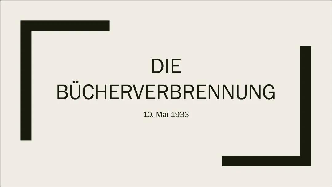 Bücherverbrennung 1933 einfach erklärt: Warum und wie viele Bücher verbrannt wurden