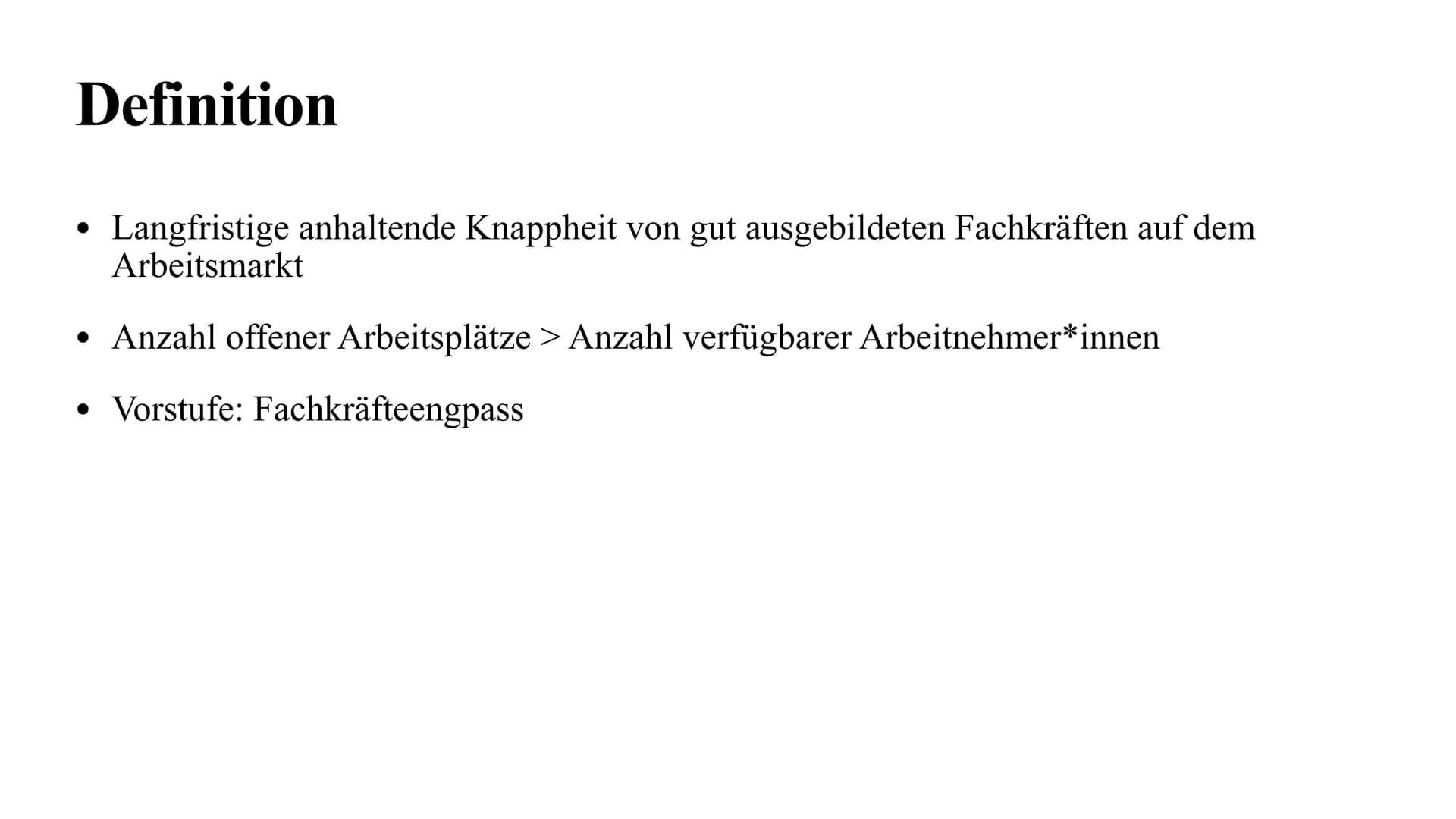 Fachkräftemangel
SoWi ZK, Q2, Schuljahr 22/23
WIESO FÜHLE
ICH MICH SO,
SCHLAPP HERR
DOKTOR?
Wir suchen
dringend
Fachkräfte!
SIE HABEN
FACHKR