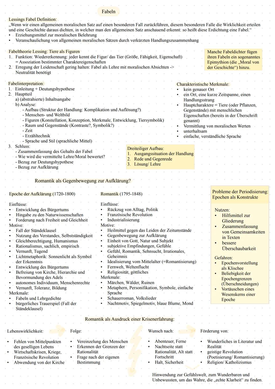 Lessings Fabel Definition: .
,,Wenn wir einen allgemeinen moralischen Satz auf einen besonderen Fall zurückführen, diesem besonderen Falle d