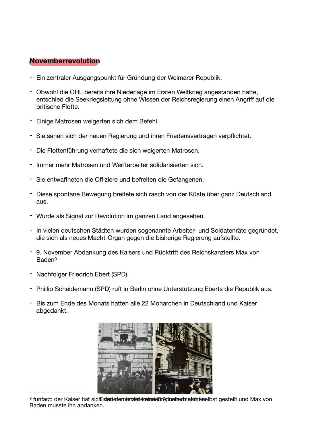 # Vorgeschichte Weimarer Republik (1WK)

- 1.WK war zwischen 1914-1918.

- Den Mittelmächten (Deutschland, Österreich-Ungarn) standen die En