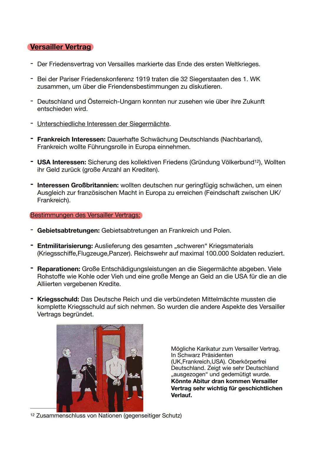 # Vorgeschichte Weimarer Republik (1WK)

- 1.WK war zwischen 1914-1918.

- Den Mittelmächten (Deutschland, Österreich-Ungarn) standen die En