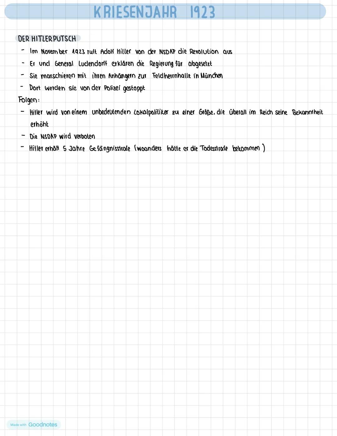 1.) Die Ruhrkrise
2.) Die Hyperinflation
3.) Der Hitler-Putsch
DIE RUHRKRISE
KRIESENJAHR
Ruhrgebiet als Industrie zentrums Deutschlandis
Nie