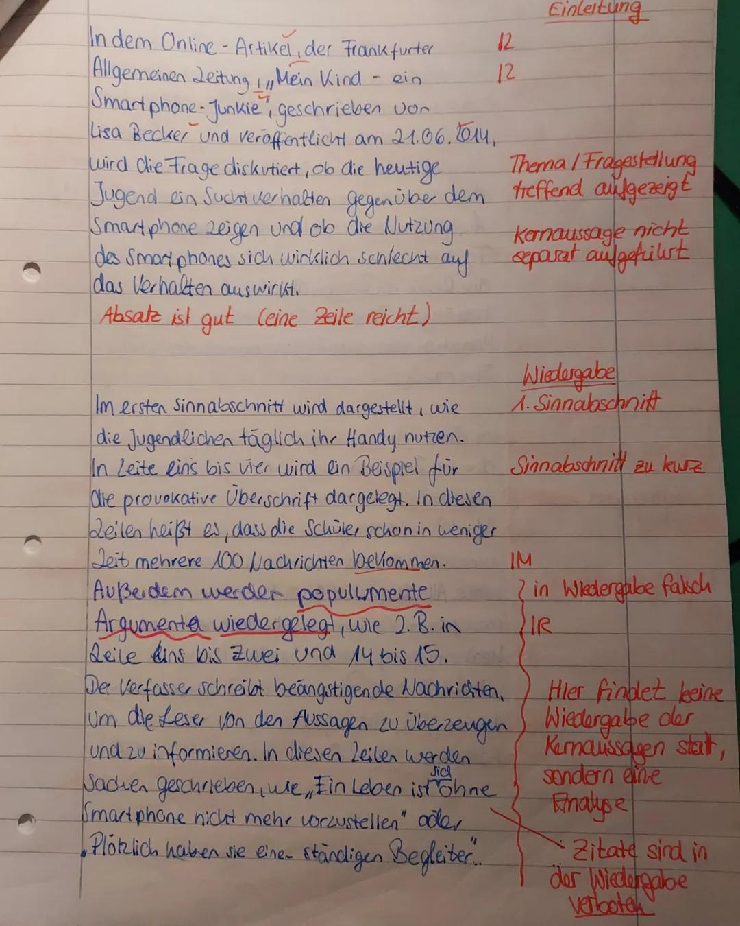 Name:
Fenja
Datum: 8.10.2020
●
●
Klasse: G11H
Aufgaben:
Mediennutzung
- Klausur 1
Einführungsphase
SAWinterbur -
Zeit: 135 Minuten
Hinweise: