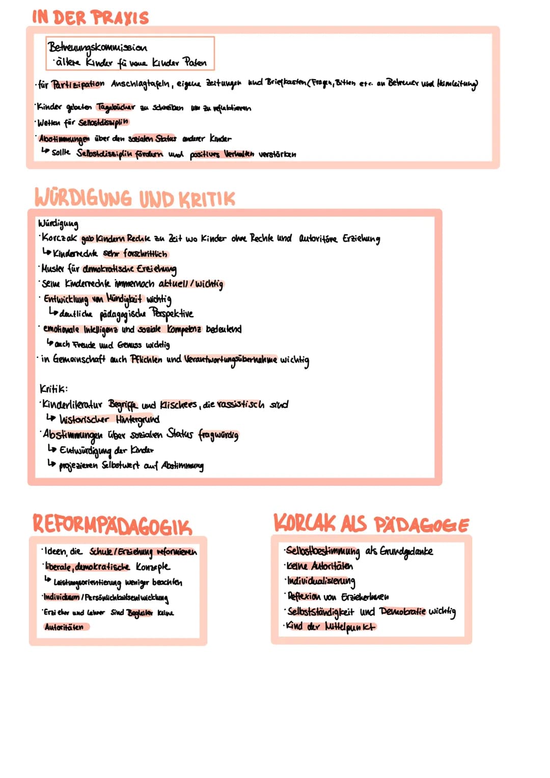 IN DER PRAXIS
Betreuungskommission
ältere Kinder fü veue Kinder Paten
für Partizipation Anschlagtafeln, eigene Zeitungen und Briefkasten (Fr