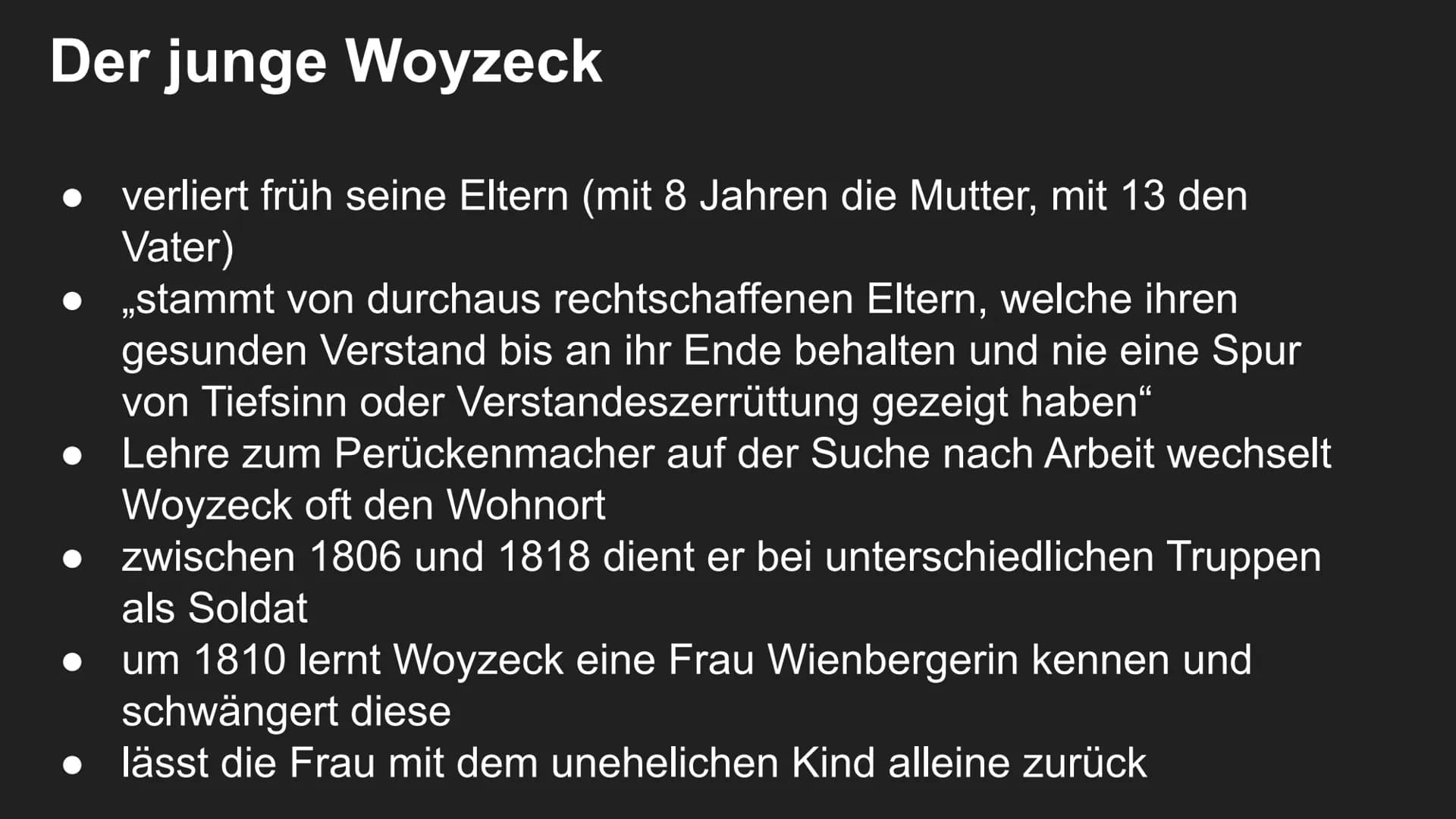 Der Woyzeck Fall
Stichwort: Clarus-Gutachten
●▬ Inhalt:
Der Verfasser des Gutachtens
Vorschungsstand der Medizin um 1830
Lebenslauf des hist