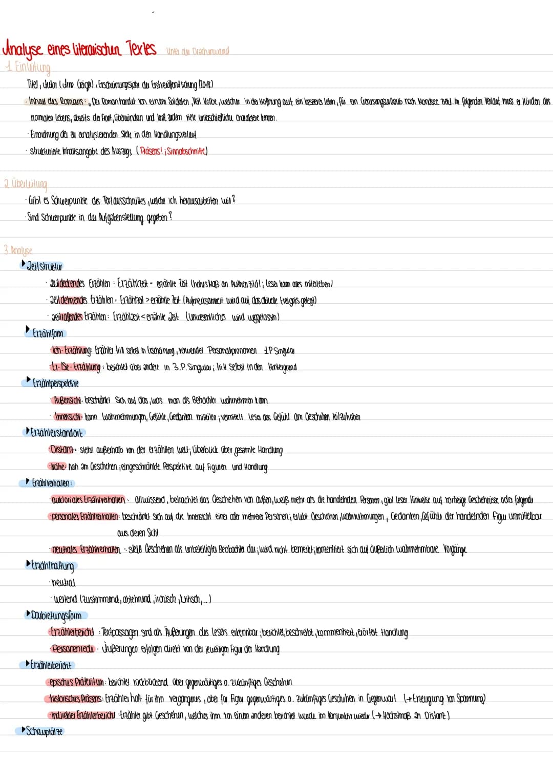 Analyse eines literarischen Textes Unter du Drachunwand
4. Ein weitung
Titel, Autor (dino (eige), Erscheinungsjahr der Erstveröffentlichung 