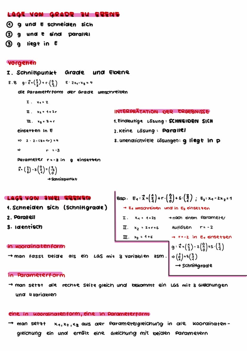 Lineare Algebra
Mathe LK a2 1 Klausur
ANALYTISCHE GEOMETRIE
DREIDIMENSIONALES KOORDINATEN SYSTEM VEKTOR (Bewegungsangabe)
X₁X₂-Ebene
X2=0
KO