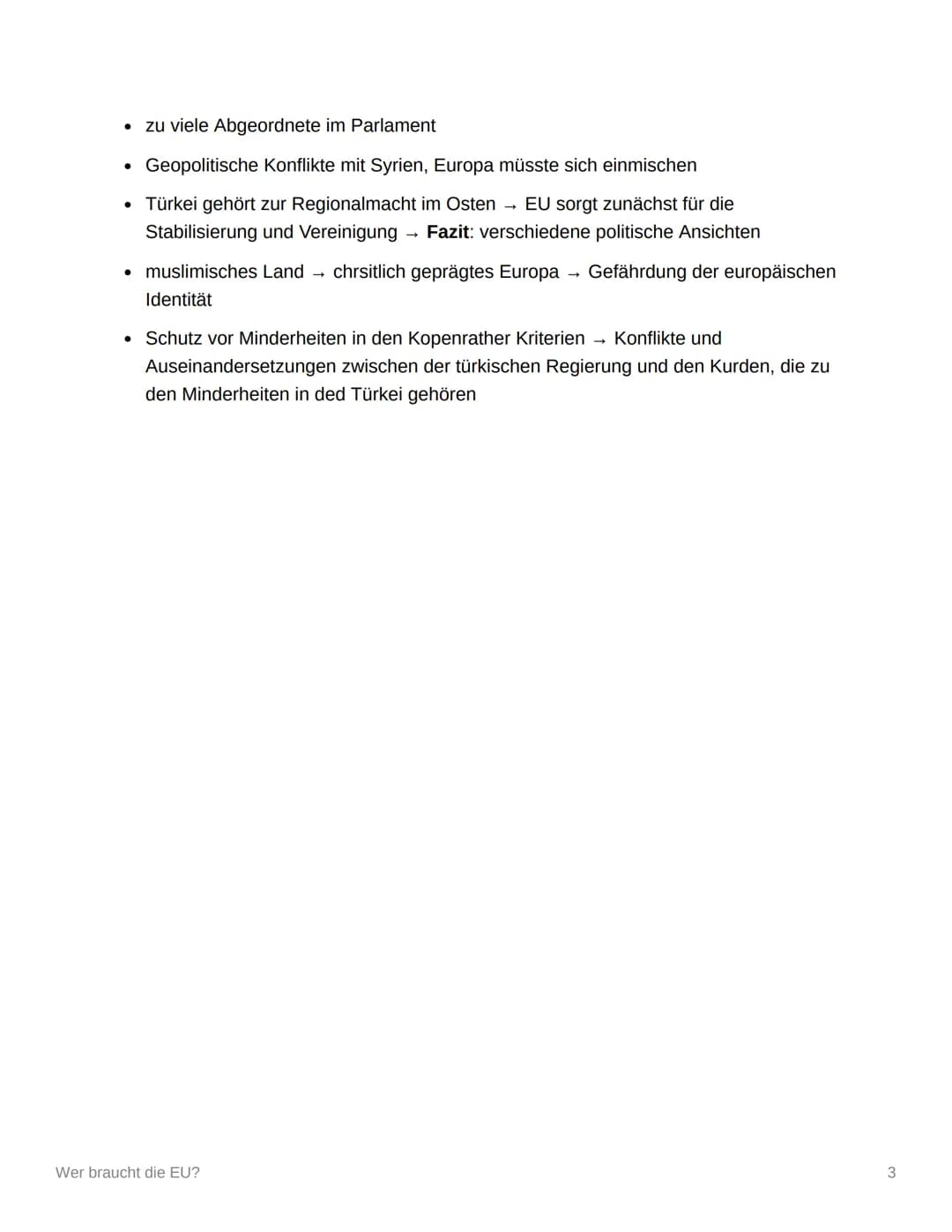 Wer braucht die EU?
Wer braucht eigentlich die EU?
Welche Kritik gibt es?
Welche ist berechtigt? Welche nicht?
Doku
Kritikpunkte der EU
Rege